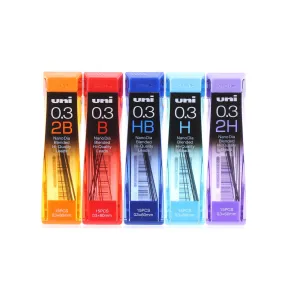 0.3mm 15pcs Mechanical Pencil Lead (2B / B / HB / 2H)