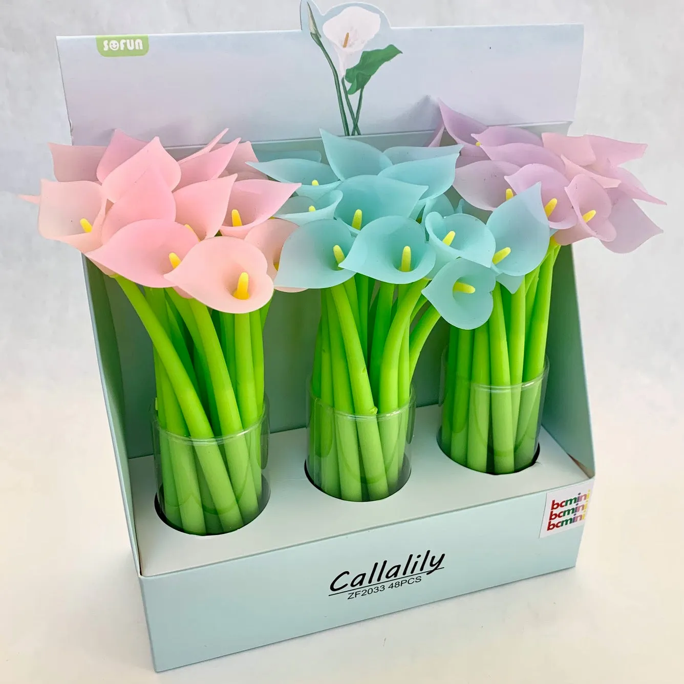 224122 COLOR CHANGING LILY FLOWER GEL PEN-39