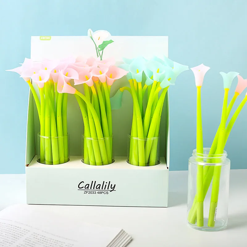 224122 COLOR CHANGING LILY FLOWER GEL PEN-39