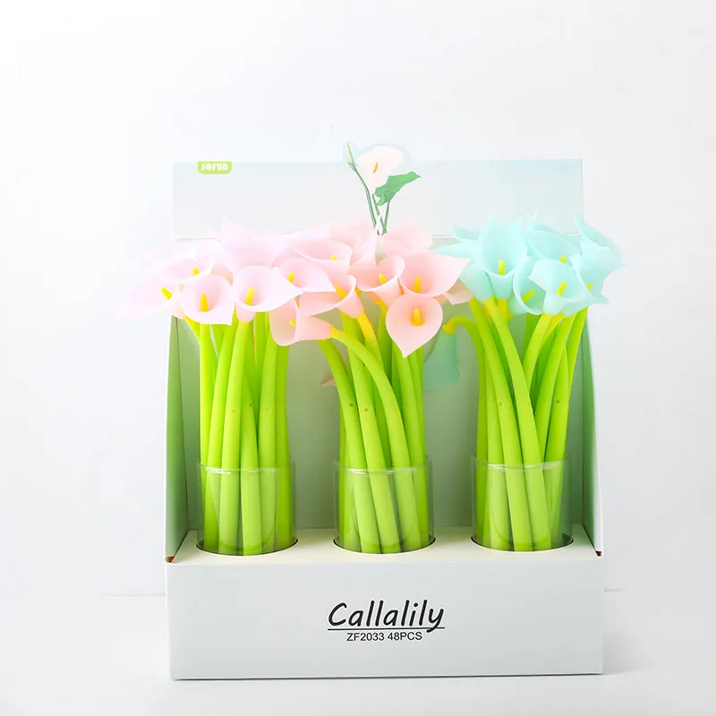 224122 COLOR CHANGING LILY FLOWER GEL PEN-39