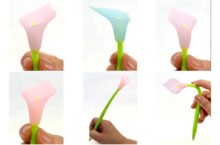 224122 COLOR CHANGING LILY FLOWER GEL PEN-39