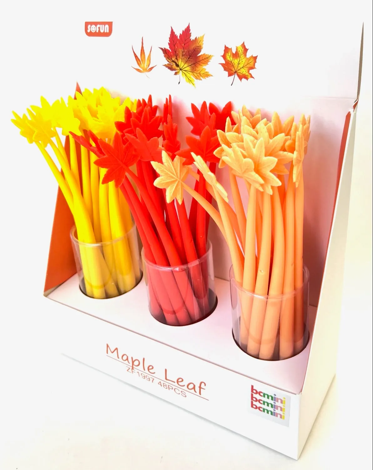 22459 MAPLE LEAF WIGGLE GEL PEN-48