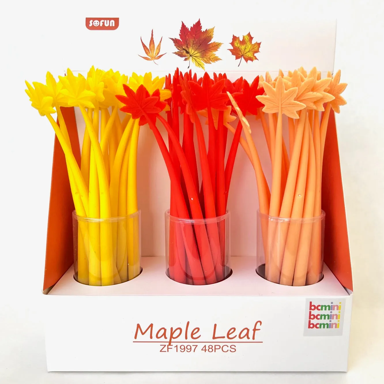 22459 MAPLE LEAF WIGGLE GEL PEN-48