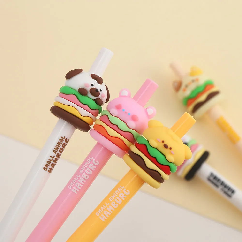 22584 ANIMAL BURGER GEL PEN-36