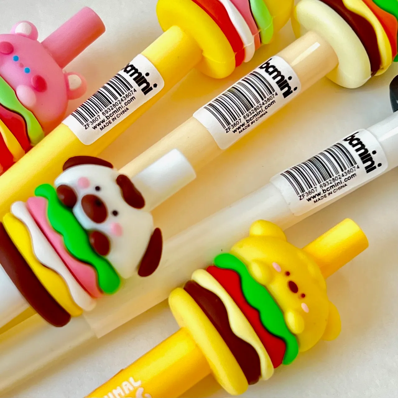 22584 ANIMAL BURGER GEL PEN-36