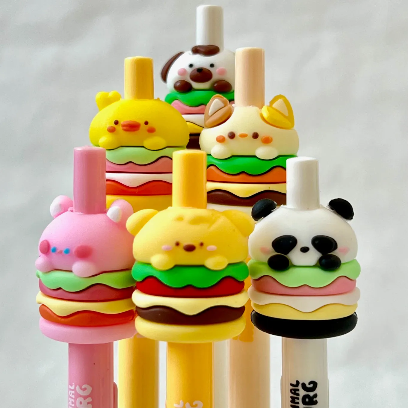 22584 ANIMAL BURGER GEL PEN-36