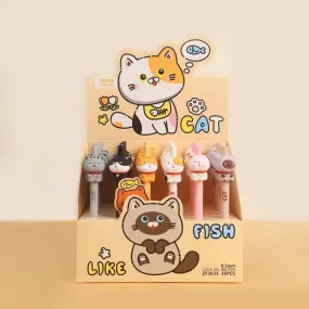 22591 CAT LIKE FISH GEL PEN-36