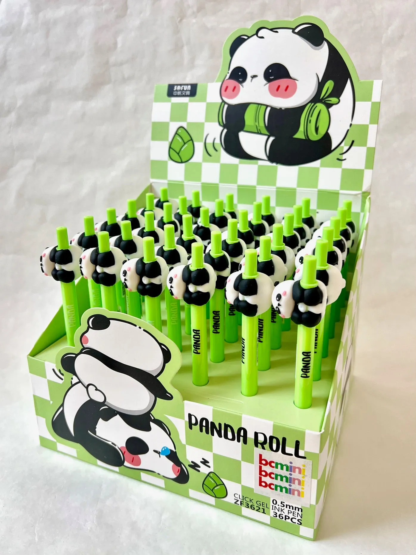 225922 PANDA ROLL GEL PEN-24