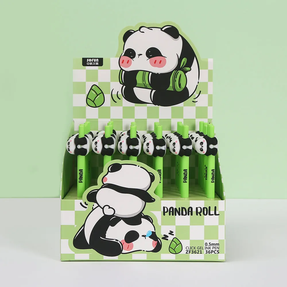 225922 PANDA ROLL GEL PEN-24