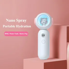 Adorable Bear Portable USB Nano Humidifier Facial Moisturizing Spray