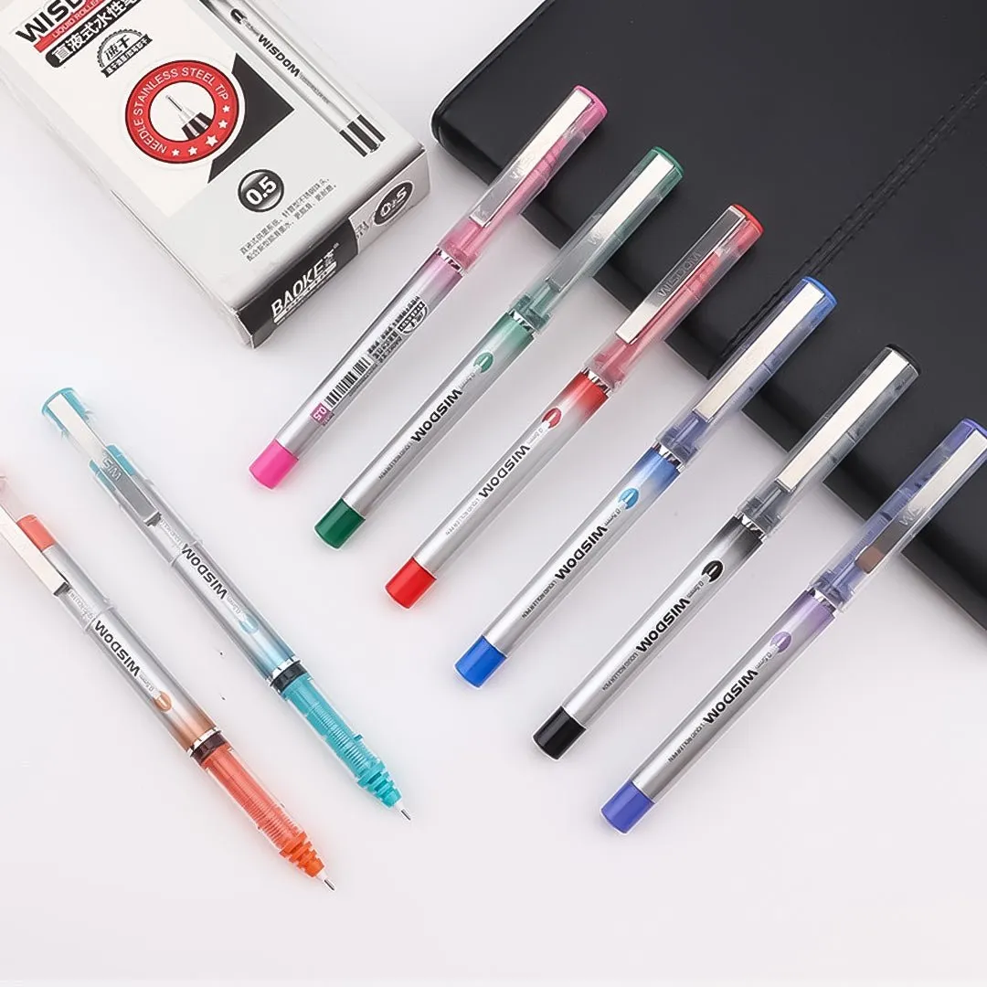 Baoke 0.5mm Ink Rollerball Pen-BK118 (Pack of 2)