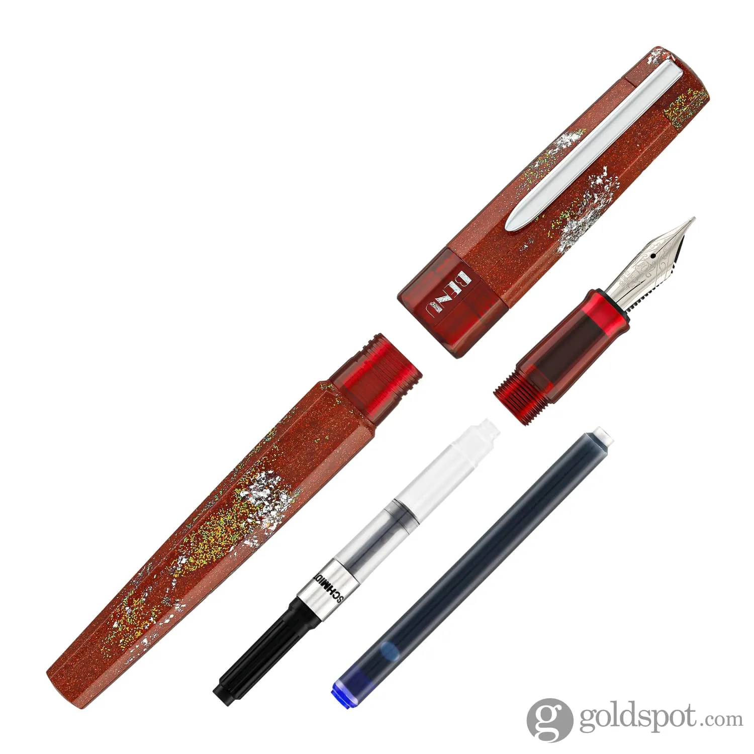 Benu Euphoria Fountain Pen in Bloody Mary