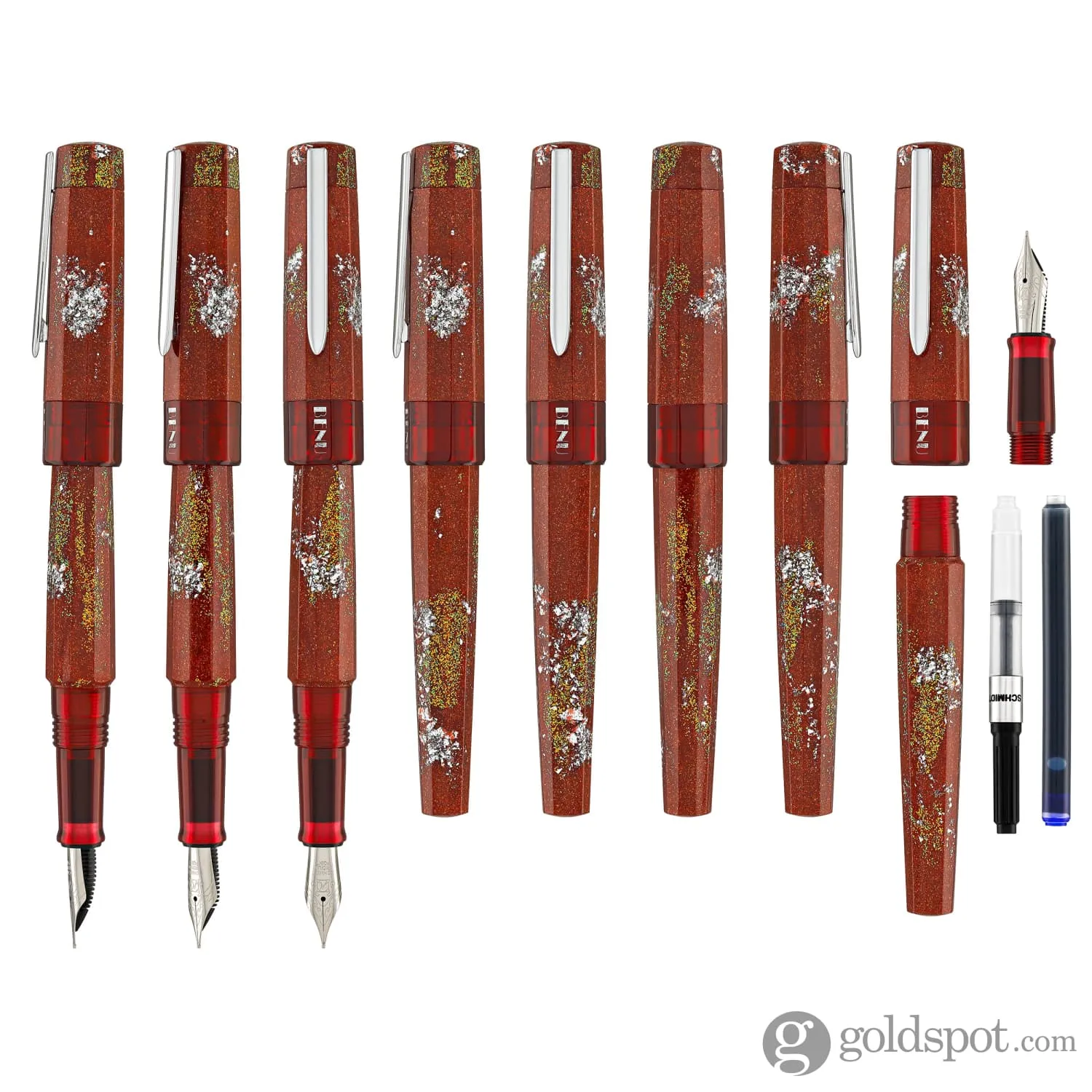 Benu Euphoria Fountain Pen in Bloody Mary