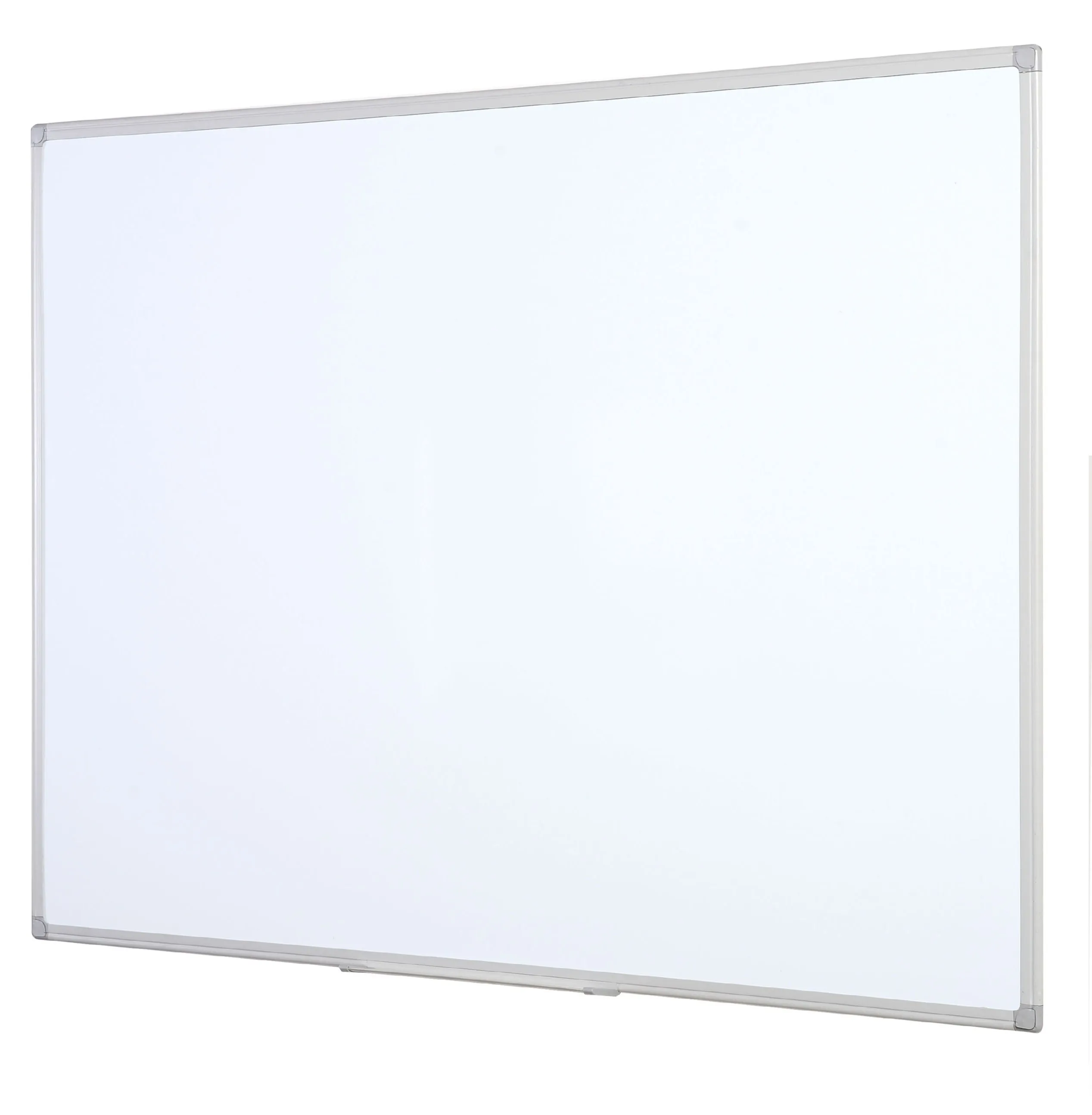 Bi-Office Maya Non Magnetic Melamine Whiteboard Grey Plastic Frame 600x450mm - MB0412186