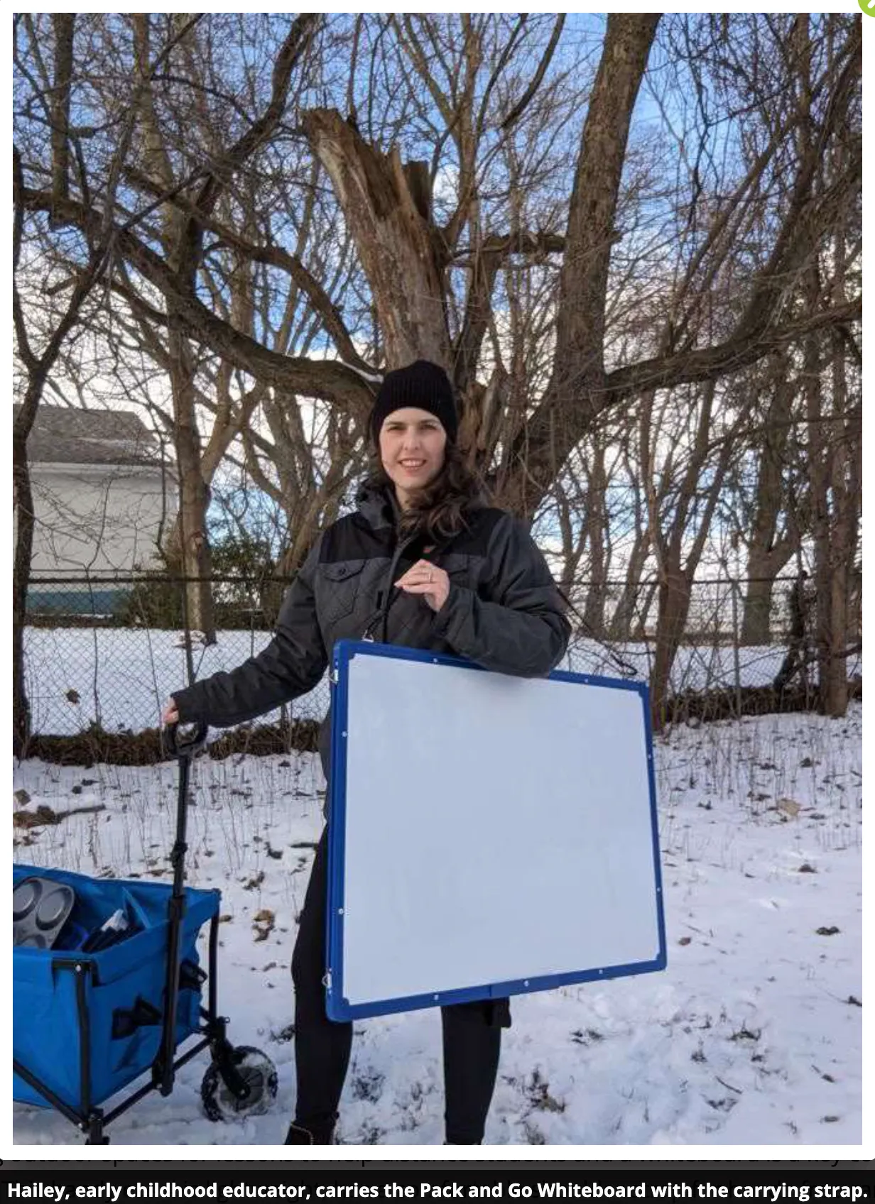 Copernicus Pack and Go Outdoor Whiteboard Easel