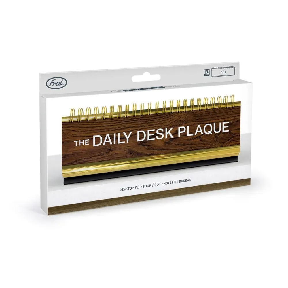 DAILY DESK PLAQUE