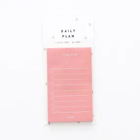 Daily Planner Sticky Notes Red