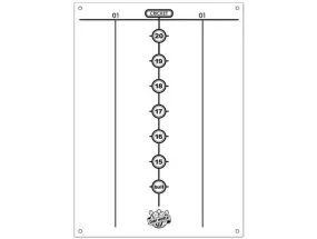 Dart World Dry Erase Scoreboard - Medium