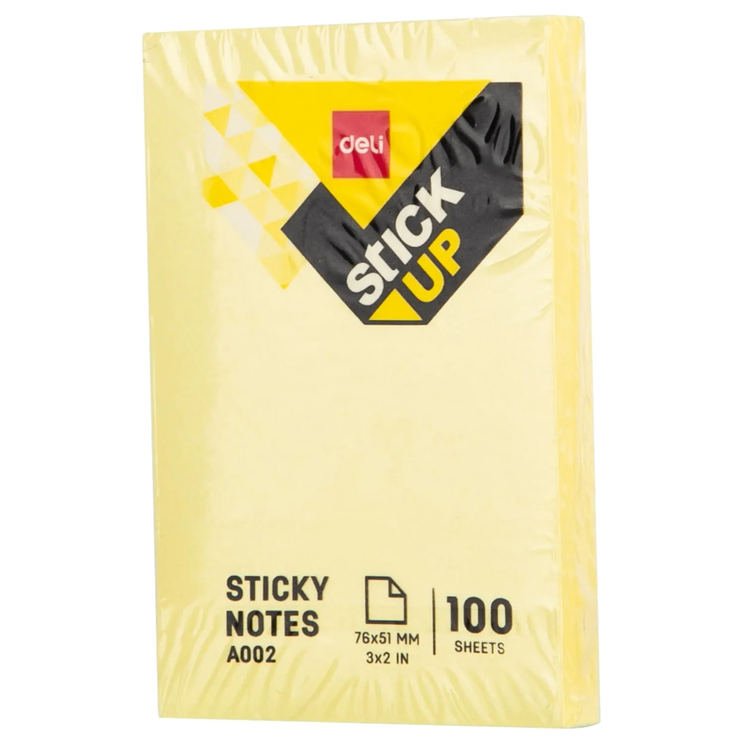 Deli Sticky Notes 76x51mm 3''x2'' Yellow