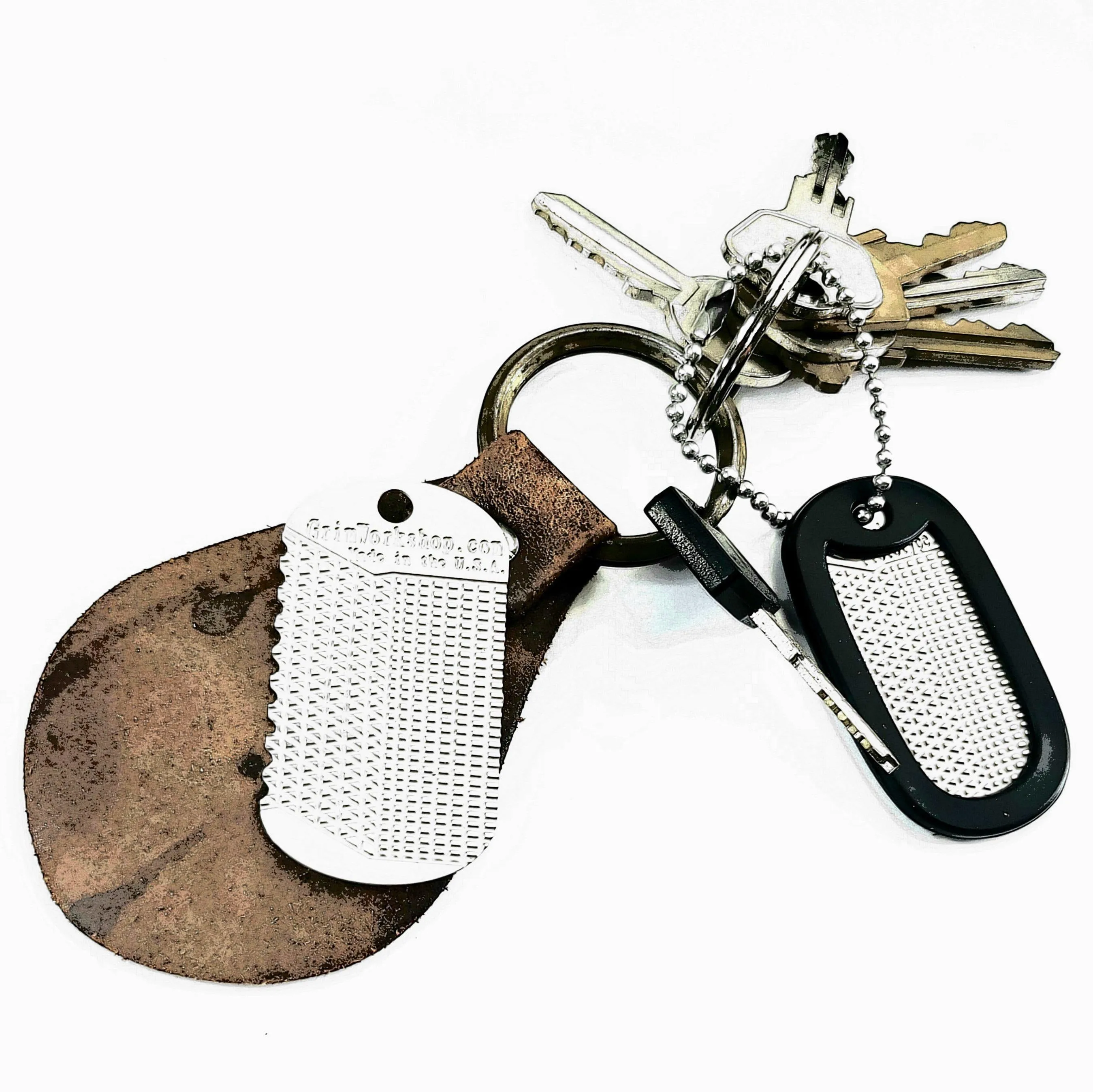 Dog Tag File Tool EDC Necklace