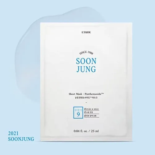 Etude House - Soonjung Panthensoside Sheet Mask