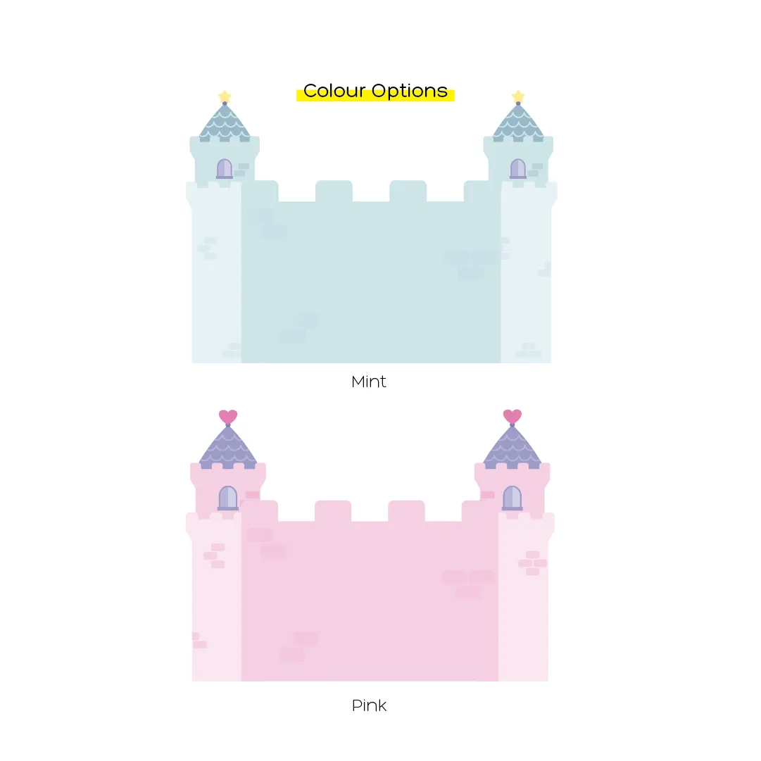 Fairytale Castle Kids Planner Dry Erase Sticker