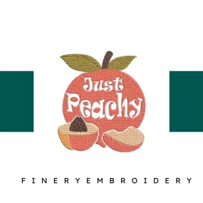 Just-Peachy-Hello-Summer-Vibes - Embroidery Design