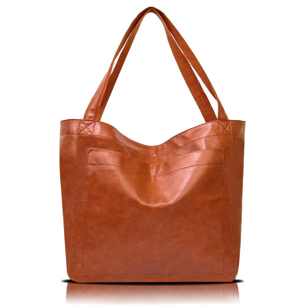 Ladies Leather Vintage Large Capacity Tote Bag TZBG0503