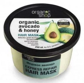 Organic Shop Hair mask Avocado and Honey 250ml