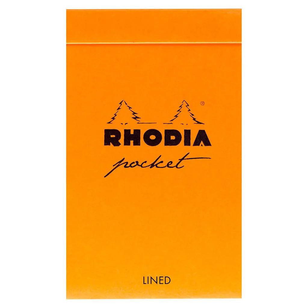 Rhodia Pocket Pad - Lined (7.5 x 12 cm)