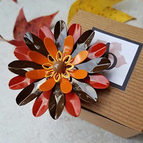 Thanksgiving Metal Flower Magent