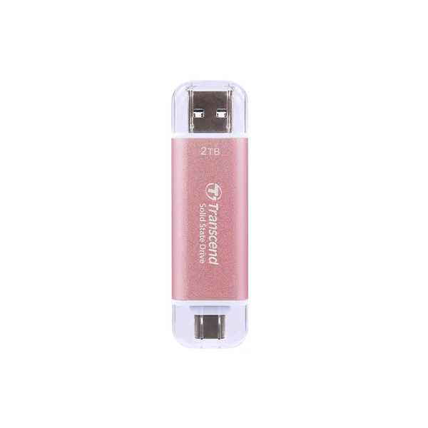 Transcend ESD310C 3D NAND Portable External SSD with USB 3.2 Type-A and Type-C Connectors - ( 512GB / 1TB / 2TB )