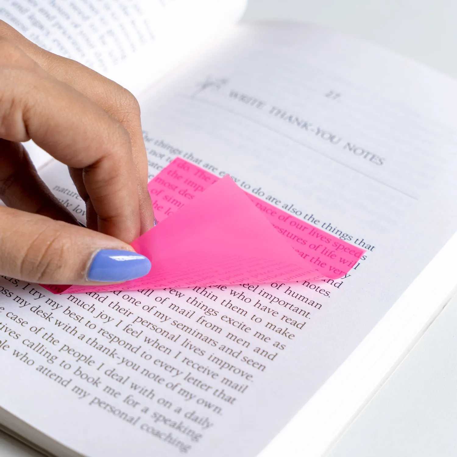 Transparent Sticky Note - Neon