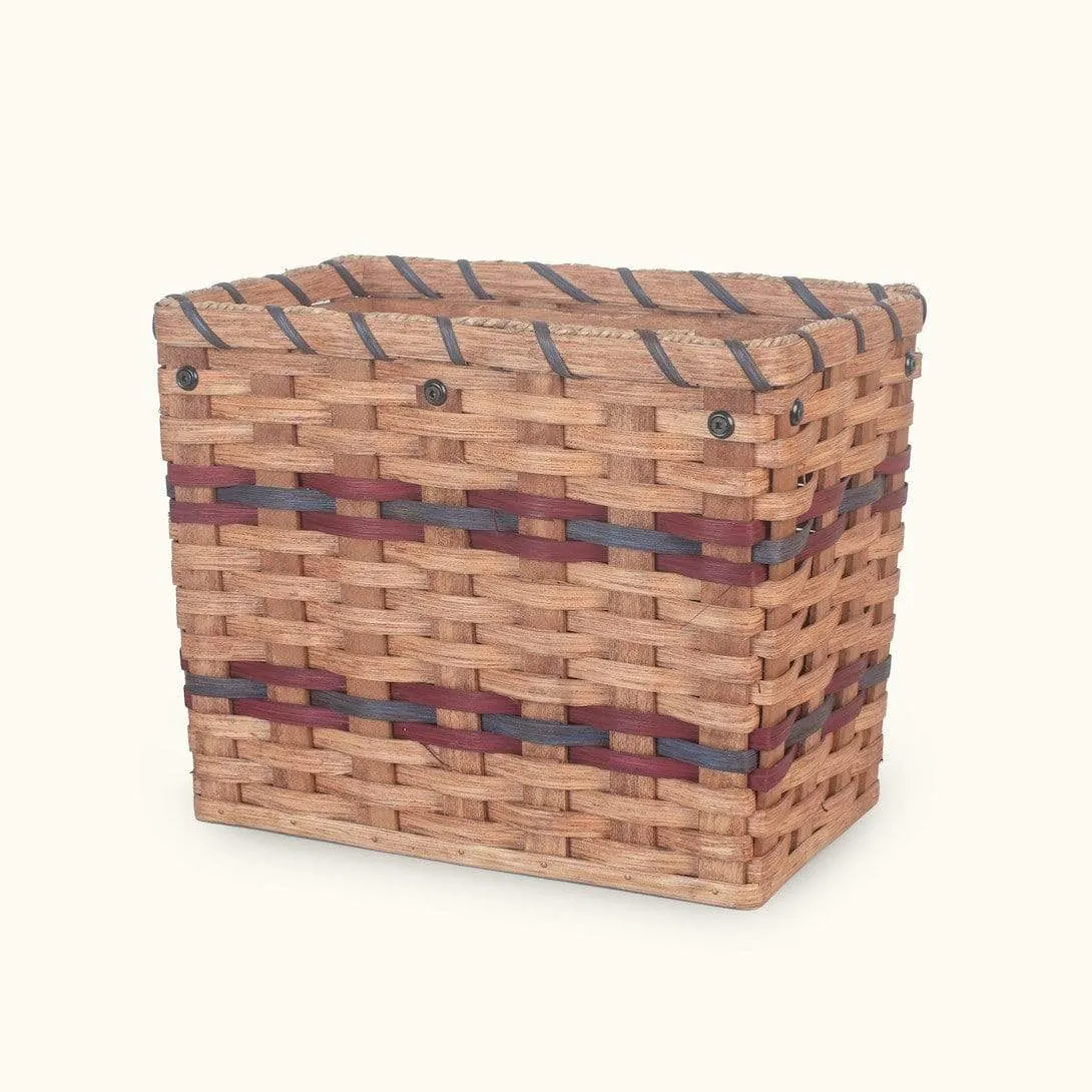 Wicker File Basket | Decorative Hanging File Storage Box