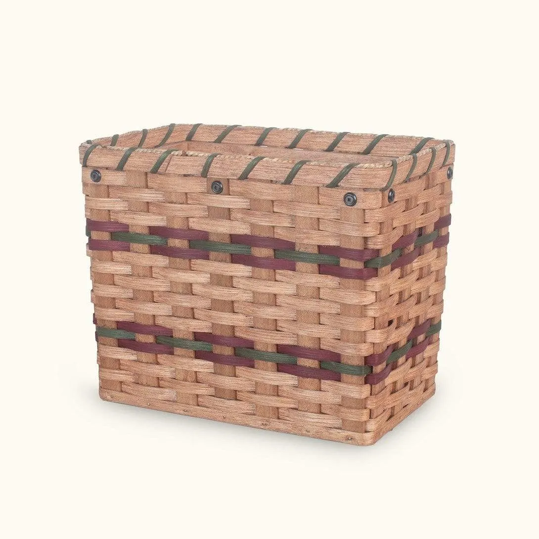 Wicker File Basket | Decorative Hanging File Storage Box