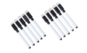 Write N Wipe Pens - Black - 10 Pack