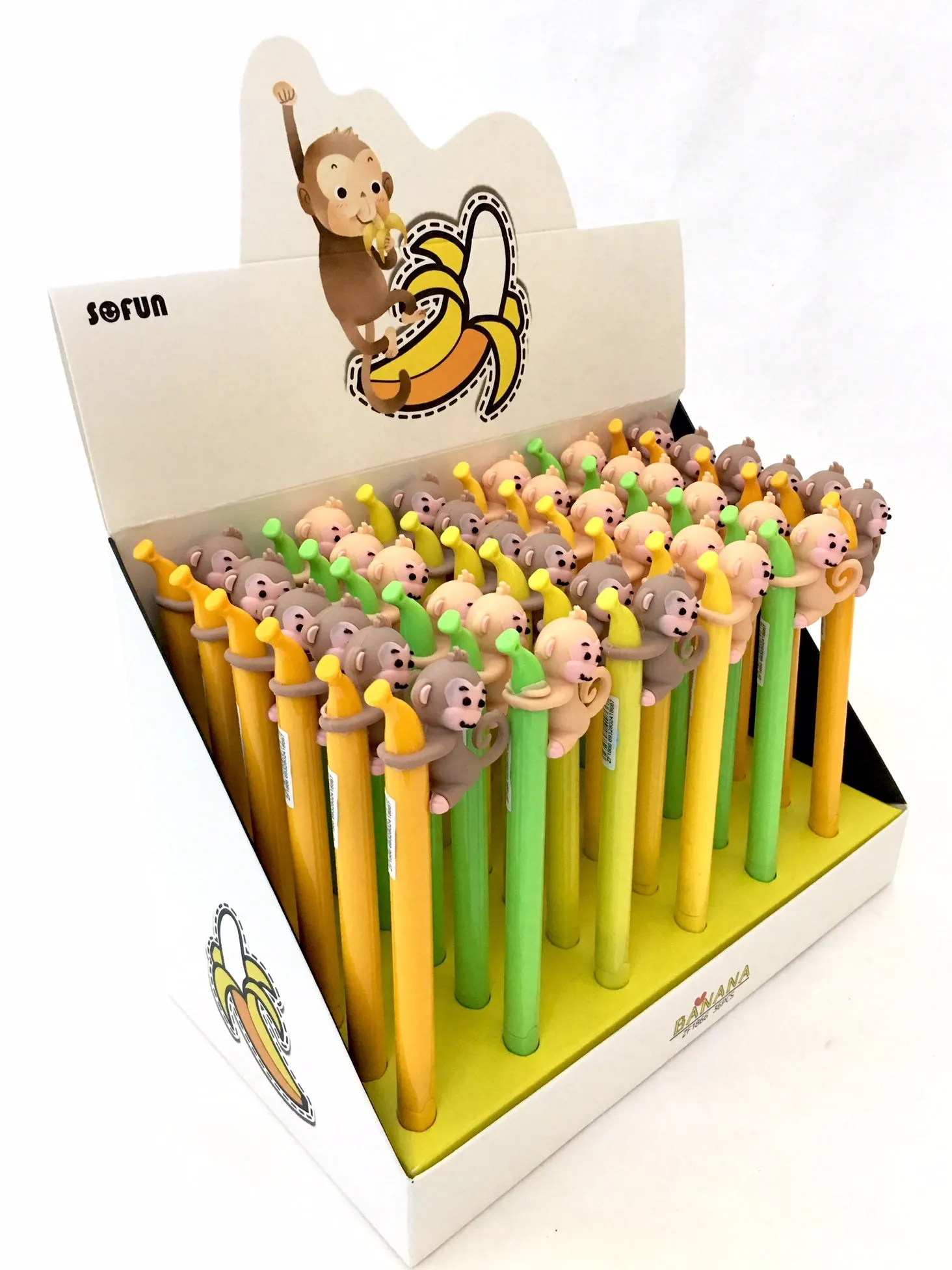 X 22227 MONKEY BANANA GEL PEN-DISCONTINUED