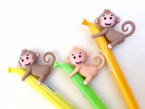 X 22227 MONKEY BANANA GEL PEN-DISCONTINUED