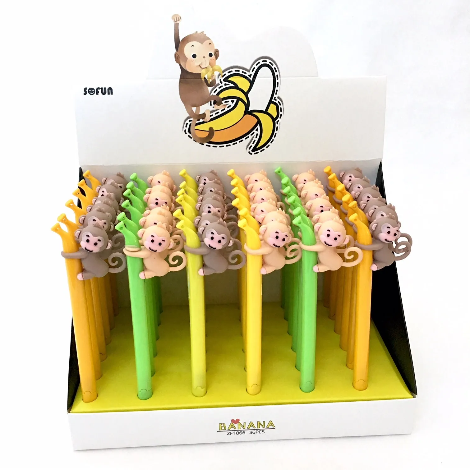 X 22227 MONKEY BANANA GEL PEN-DISCONTINUED