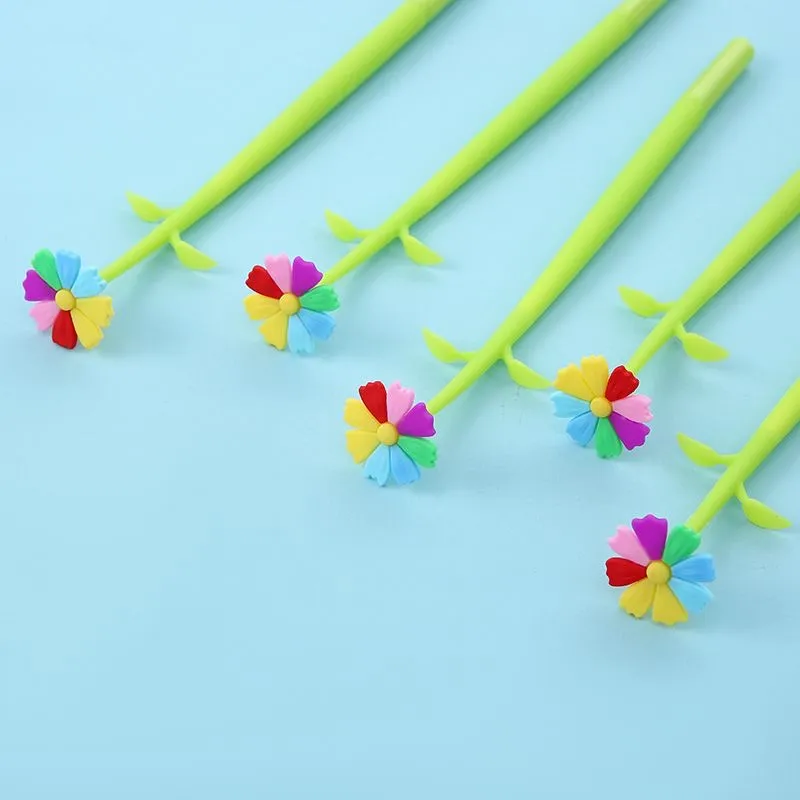 X 22380 LUCKY RAINBOW FLOWER GEL PEN-DISCONTINUED